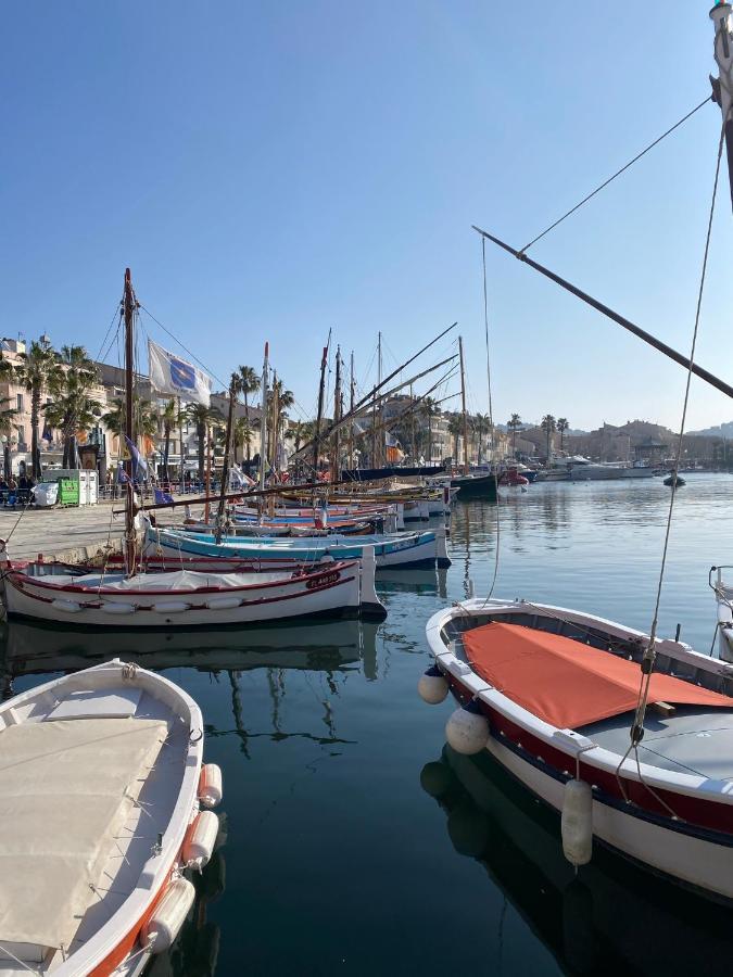 Les Nuits Etoilees, Studio Terrasse Apercu Mer, Tres Lumineux, Ac, 100M Du Port Sanary Zewnętrze zdjęcie