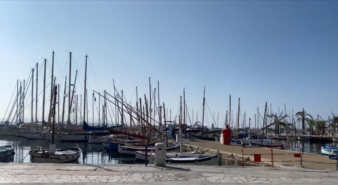 Les Nuits Etoilees, Studio Terrasse Apercu Mer, Tres Lumineux, Ac, 100M Du Port Sanary Zewnętrze zdjęcie